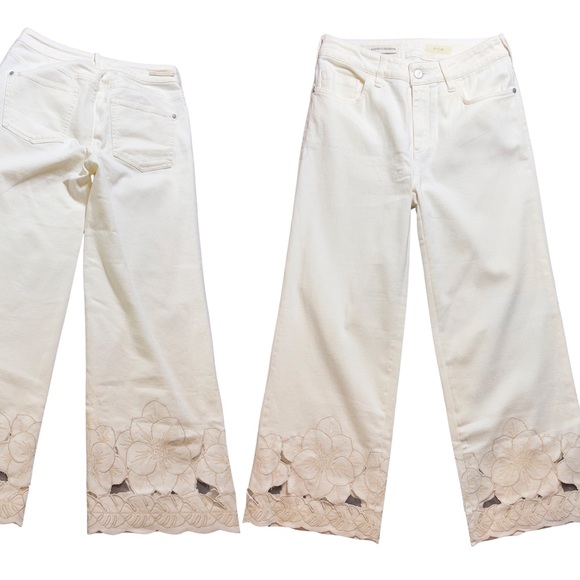 Pilcro and the Letterpress Pilcro Stet Mid-Rise Cutout Cropped Jeans - Picture 10 of 16